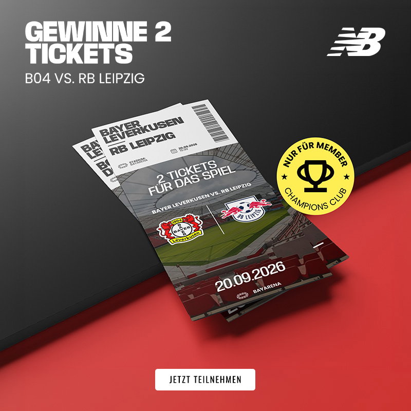 Bayer Leverkusen vs. RB Leizig VIP Tickets hier gewinnen