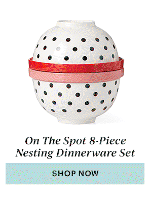 On The Spot 8-Piece Nesting Dinnerware Set  [SHOP NOW]