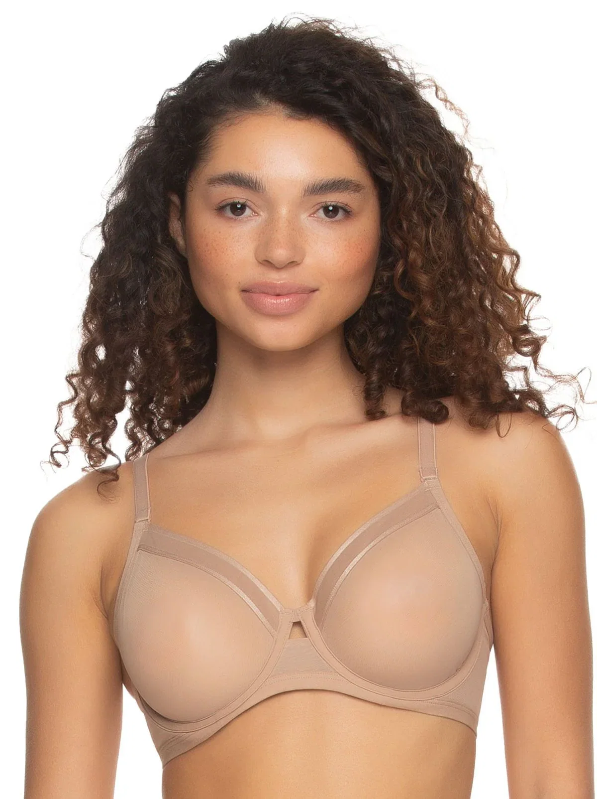 Image of Ethereal Sheer Mesh Unlined Underwire Bra
