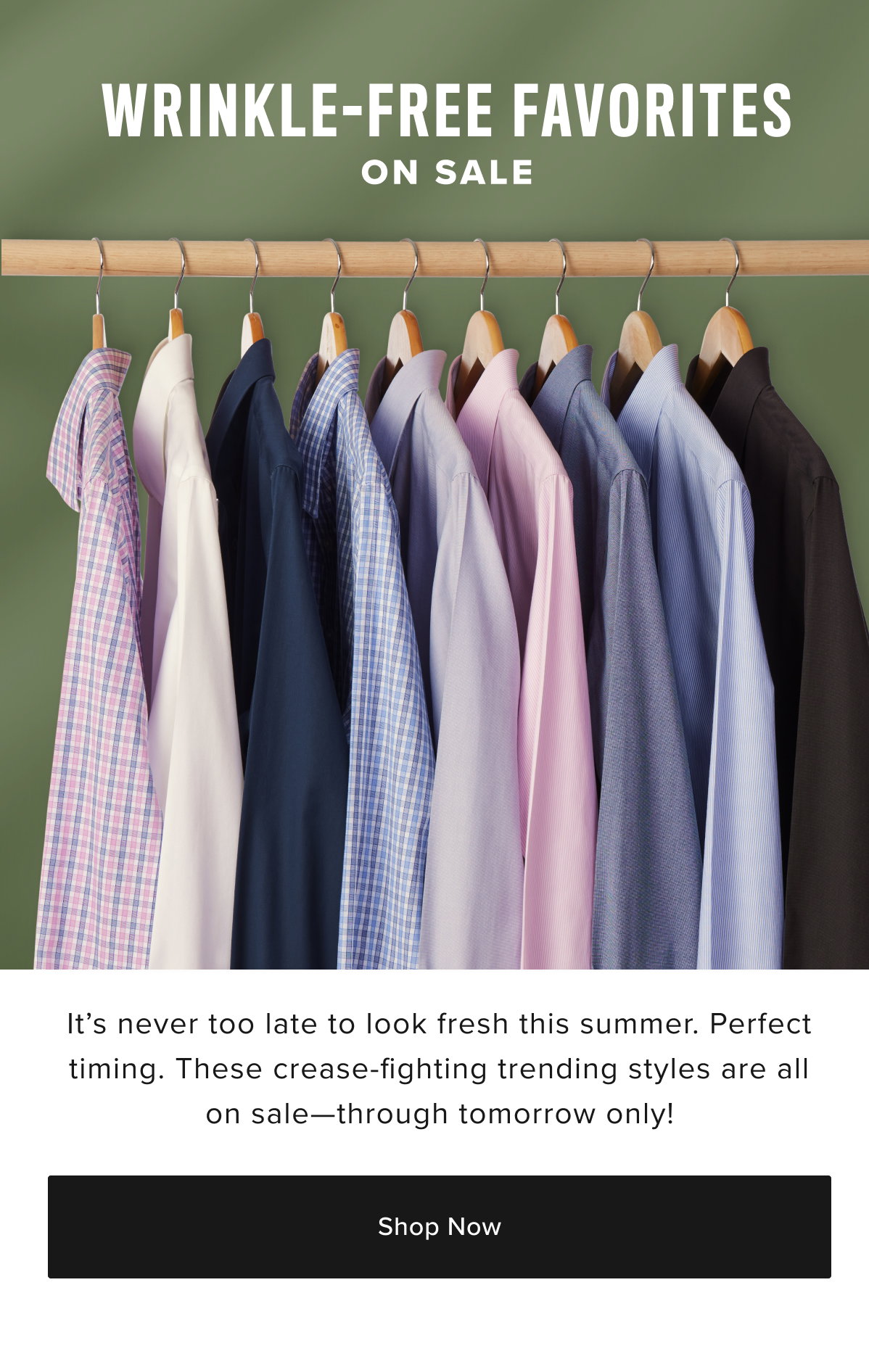 $68 Wrinkle-Free Shirts