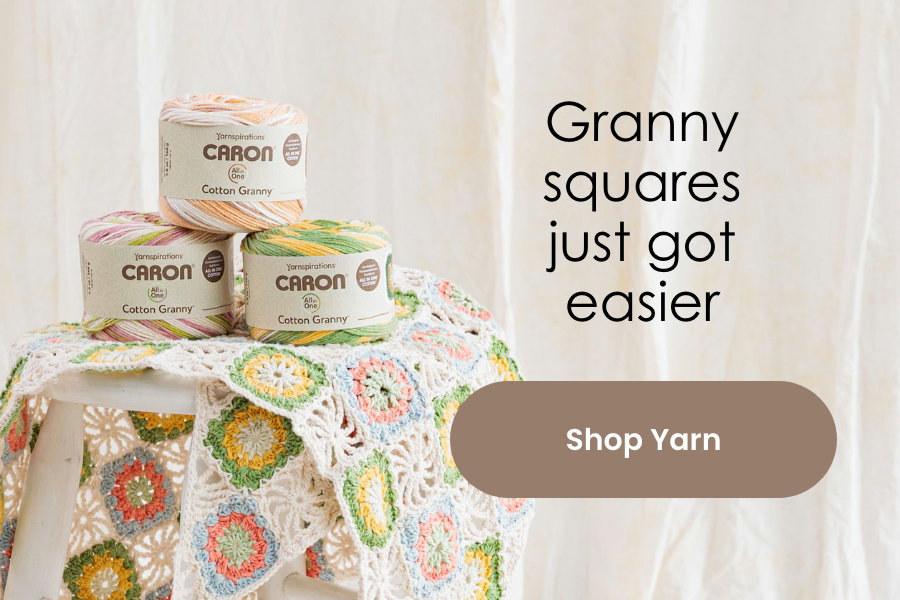 Caron All in One Cotton Granny