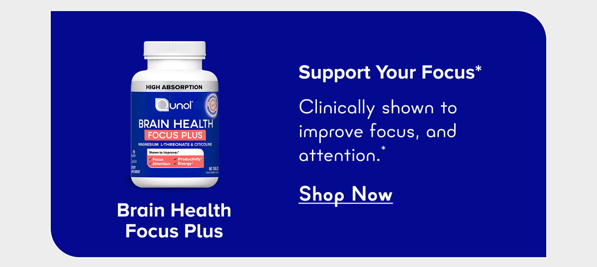 Support Your Focus* Brain Health Focus Plus