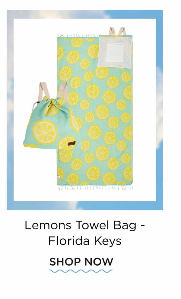 Lemons Towel Bag - Florida Keys