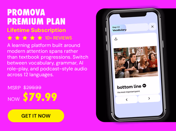 Promova Premium Plan: Lifetime Subscription