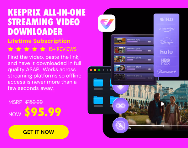 Keeprix All-in-One Streaming Video Downloader: Lifetime Subscription