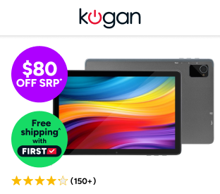 Kogan Explore Tab 10.1" Full HD Android Tablet (4GB, 64GB, Wi-Fi) Product Image