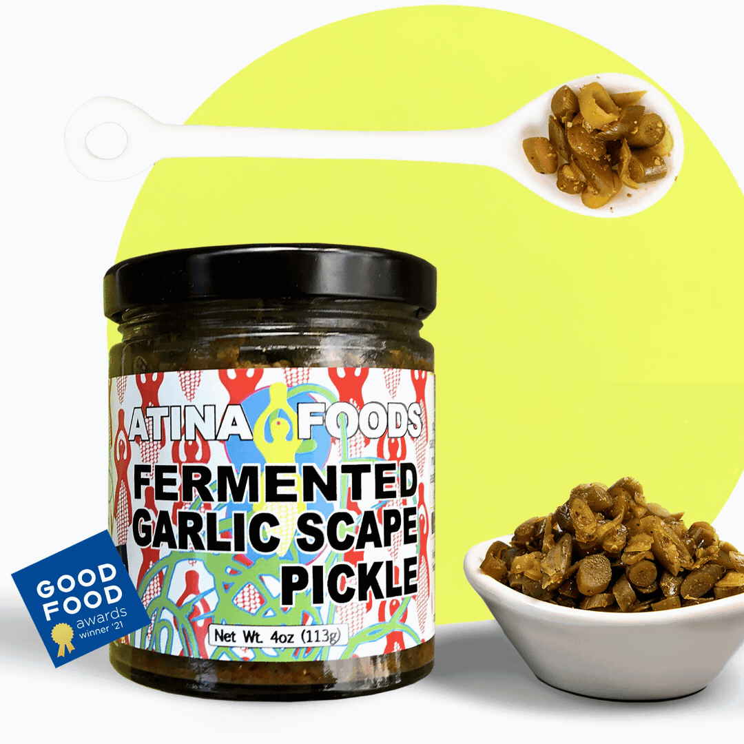 Atina Foods Garlic Scape Pickle from Burlap and Barrel