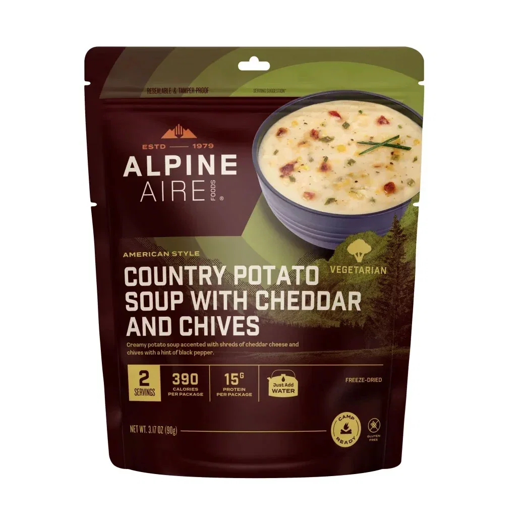 AlpineAire Country Potato Soup with Cheddar and Chives