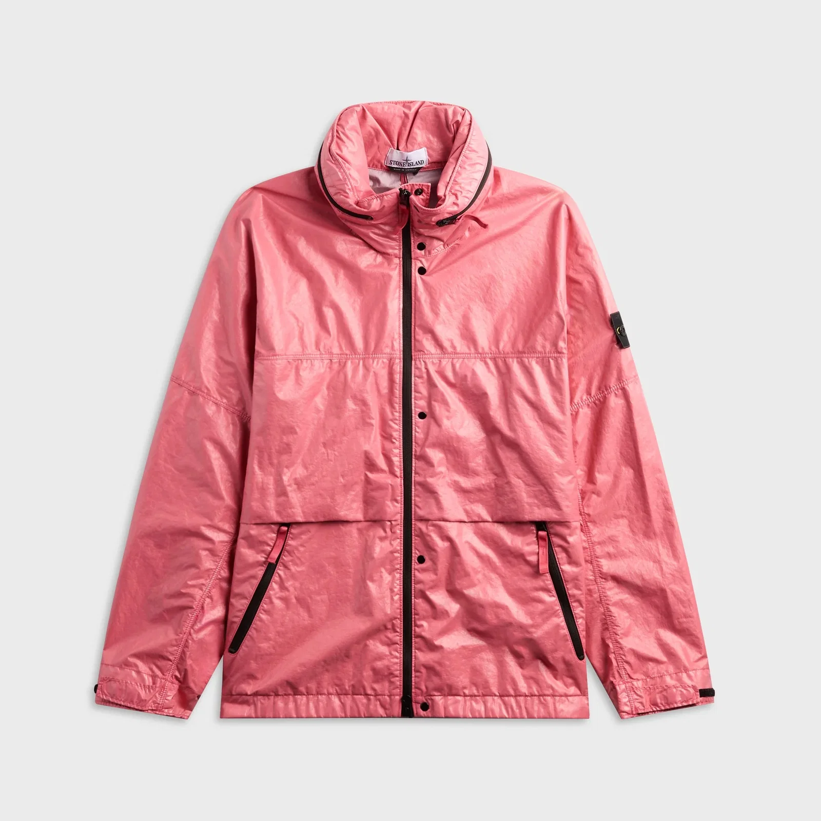 Image of Stone Island Light Nylon 3L-TC Hooded Jacket - Geranium