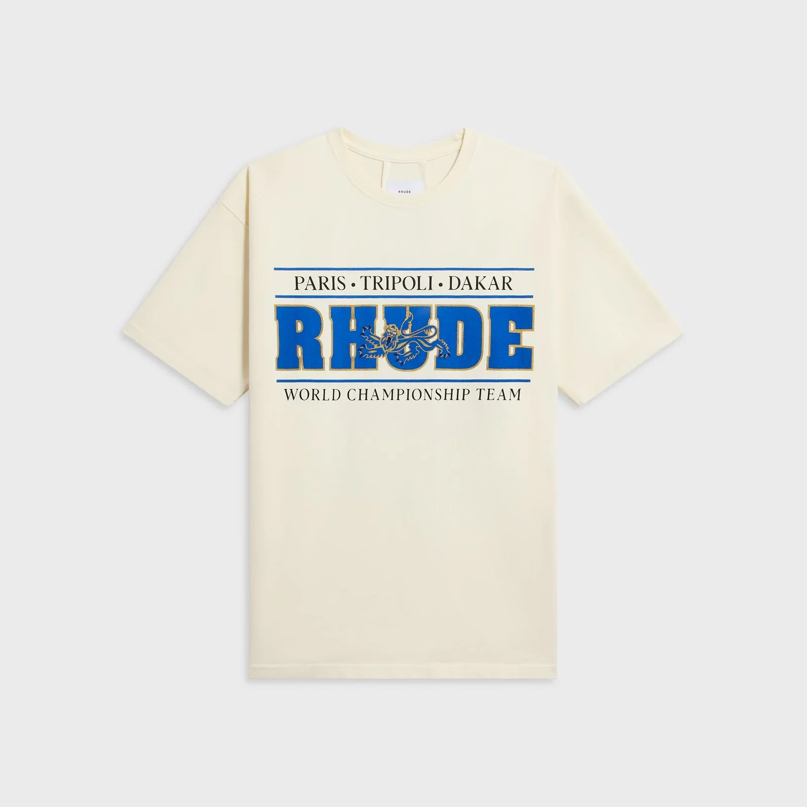Image of Rhude Chrono Tee - Vintage White / Blue