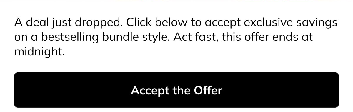 Accept the offer Accept the offer