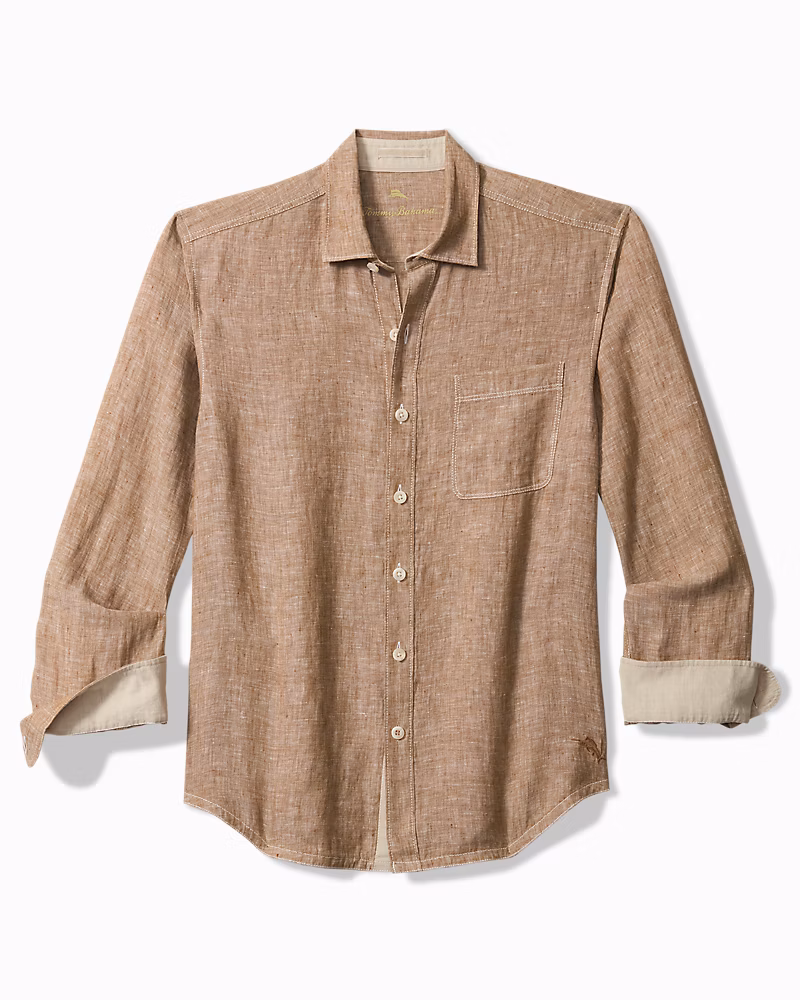 Image of Paradise Breezer Linen Long-Sleeve Shirt