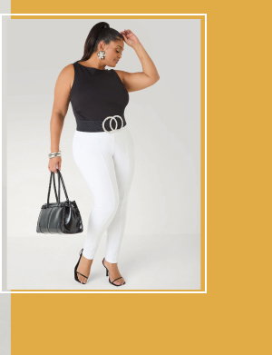 Seamed High Waist Leggings