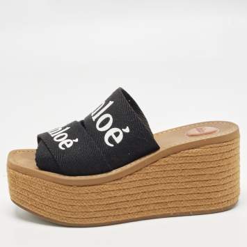 Woody Size 36 Black Canvas Wed