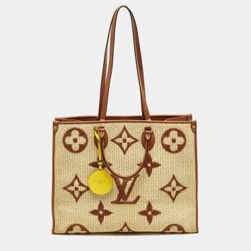 Onthego GM Tan Monogram Giant 
