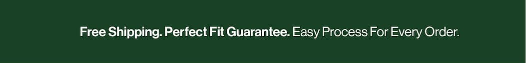 free shipping. perfect fit guarantee