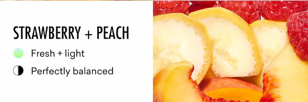 STRAWBERRY + PEACH