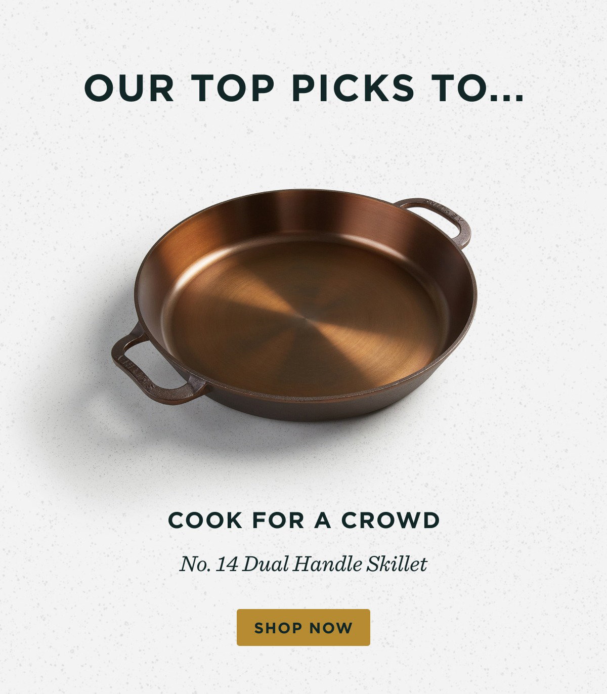 No. 14 Dual Handle Skillet