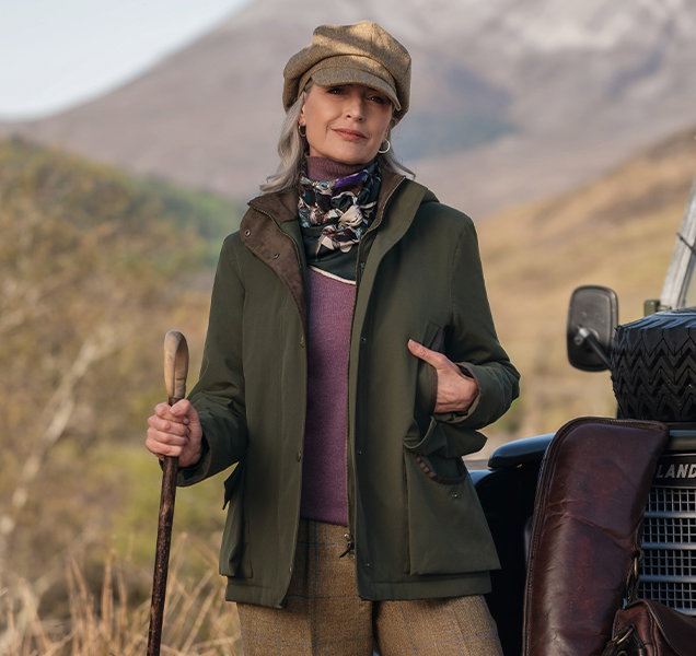 Ladies Waterproof Field Coat