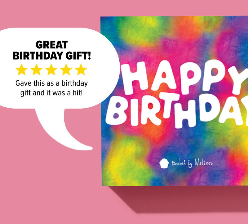 The Happy Birthday gift box 25-Pack! One Customer said: "Great birthday gift! 5 stars. Gave this as a birthday gift and it was a hit!"