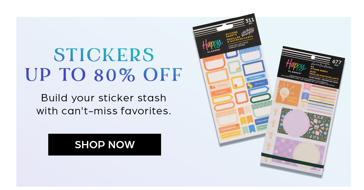 Stickers up to 80% OFF