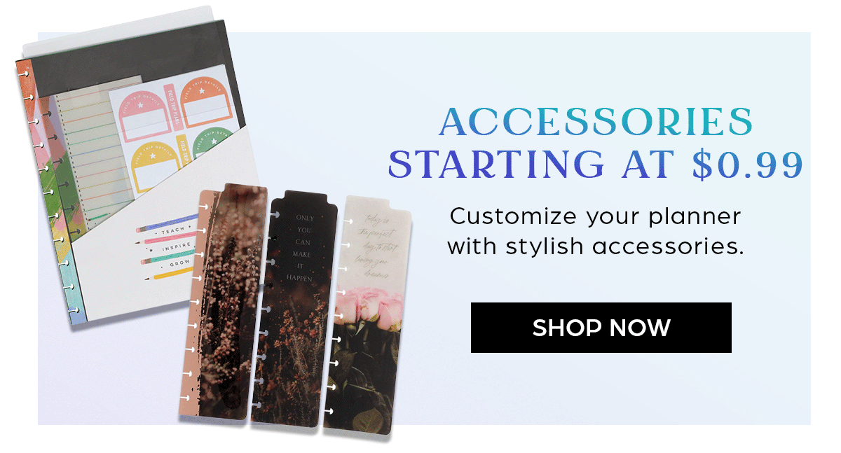 Accessories Starting at $0.99