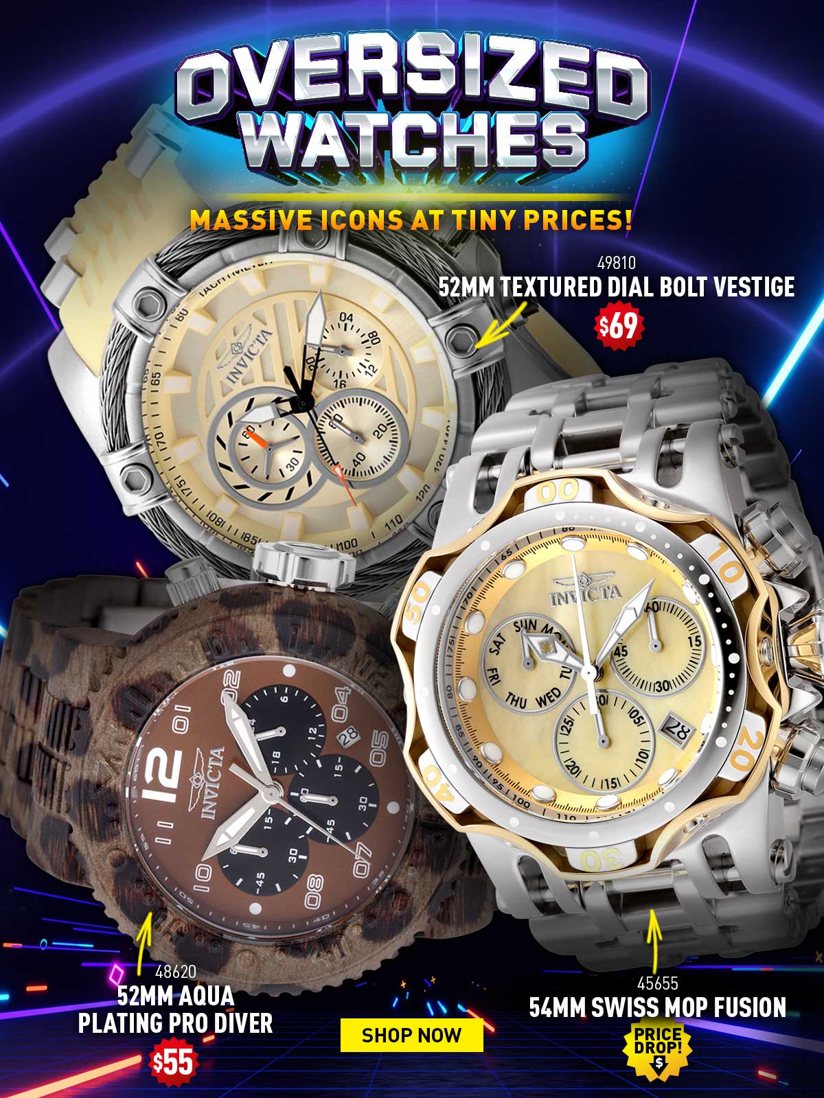 Oversized Watches