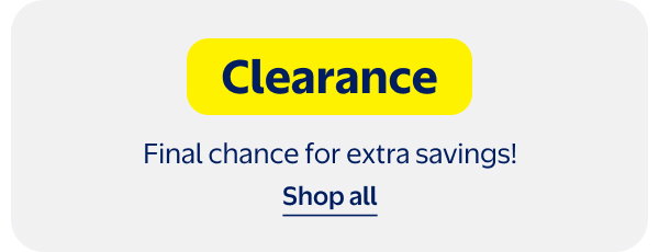 Clearance - Final chance for extra savings!