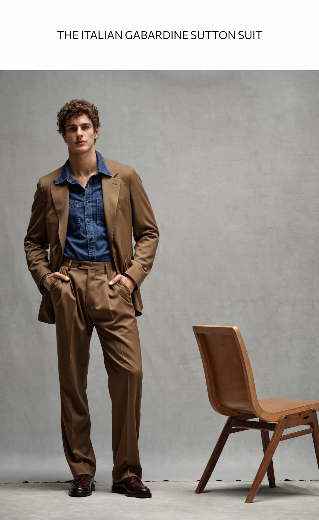 Shop the Italian Gabardine Sutton Suit