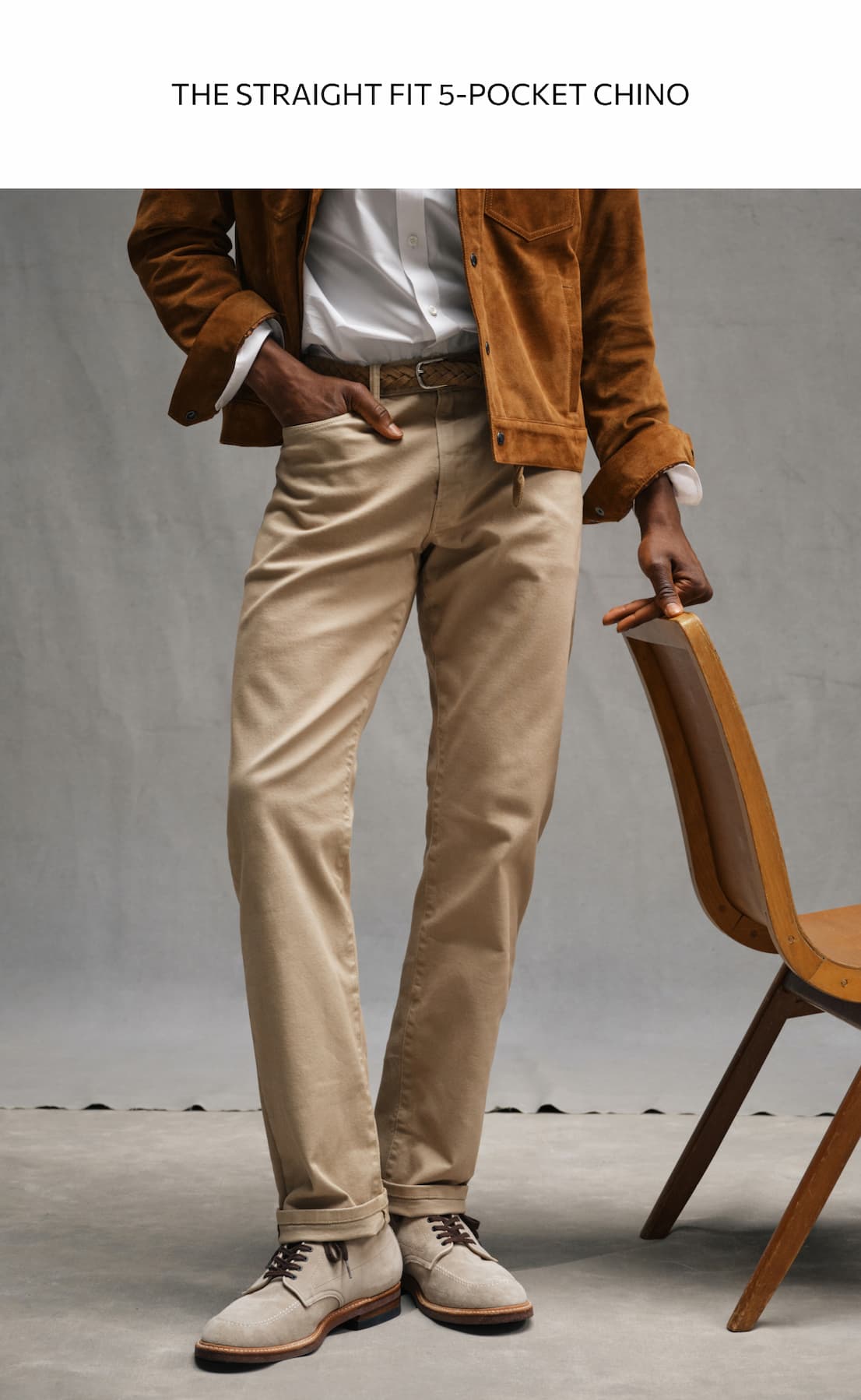 Shop the Straight Fit 5-Pocket Chino