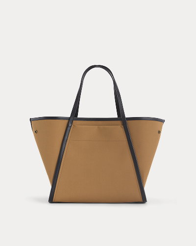 Image | Canvas Lug Tote | Golden Brown