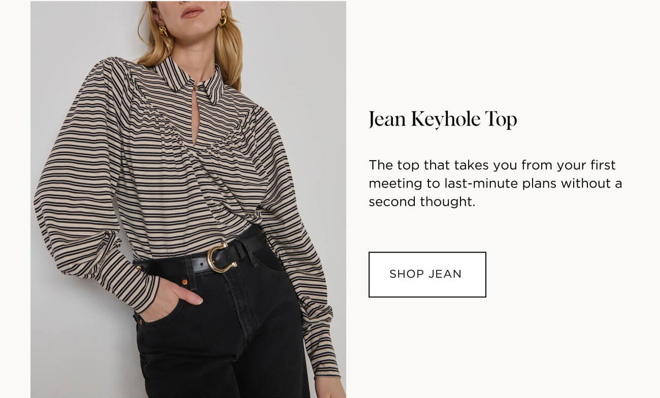 Jean Keyhole Top