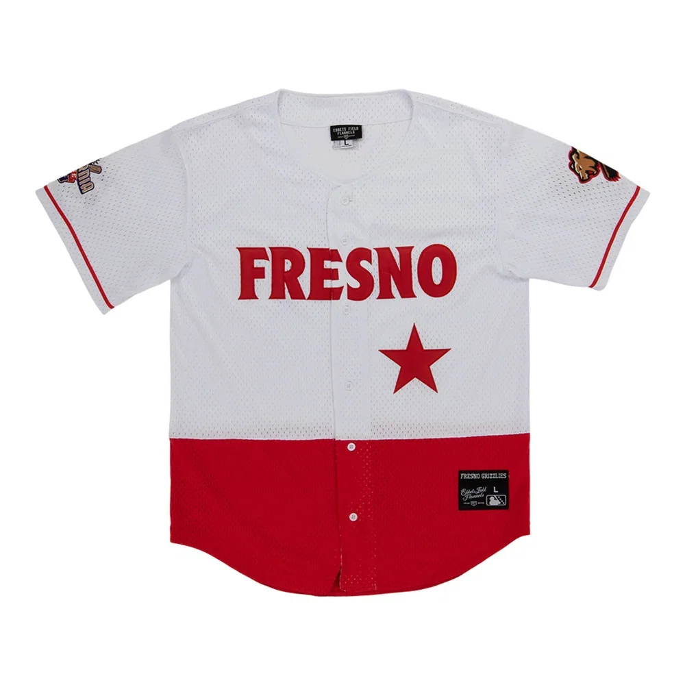 Image of Fresno Grizzlies MiLB Button Down Jersey