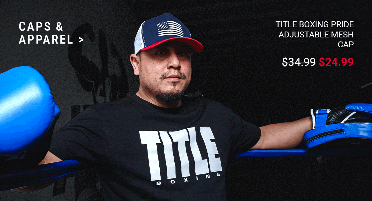 SHOP TITLE BOXING PRIDE ADJUSTABLE MESH CAP