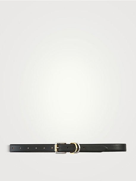 Alegra Mixed Metal Leather Belt