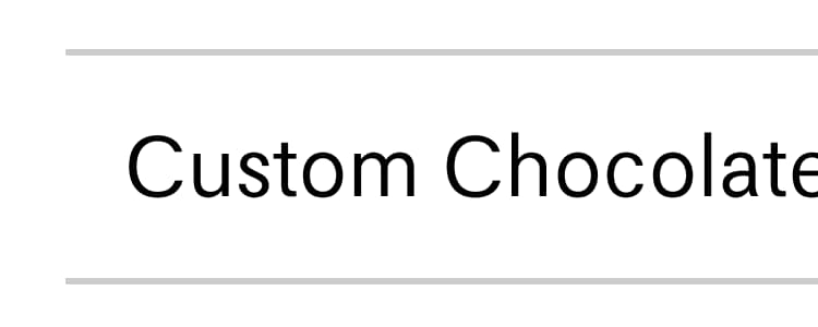 Custom Chocolates