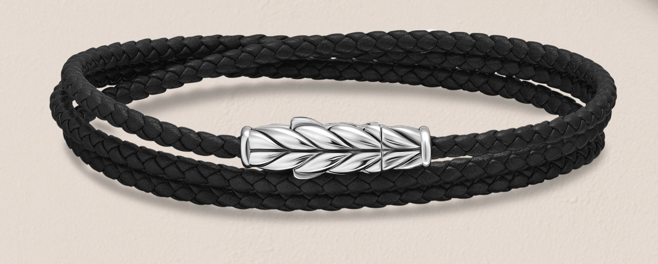 Chevron Triple Wrap Bracelet