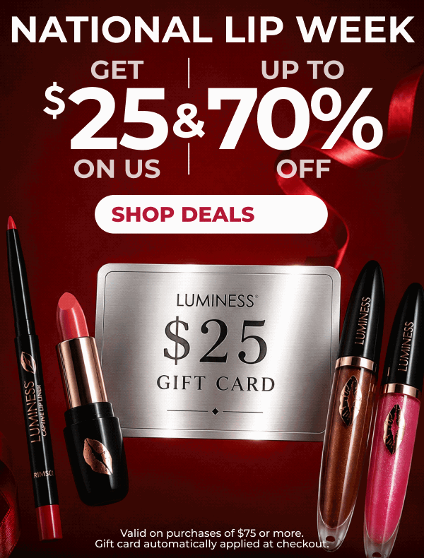 Get $25 on us + up to 70% OFF!