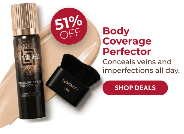 BODY COVERAGE PERFECTOR: Conceals veins and imperfections all day.
