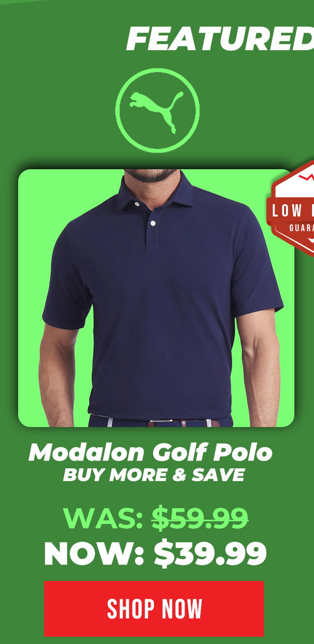 PUMA Modalon Golf Polo - ON SALE