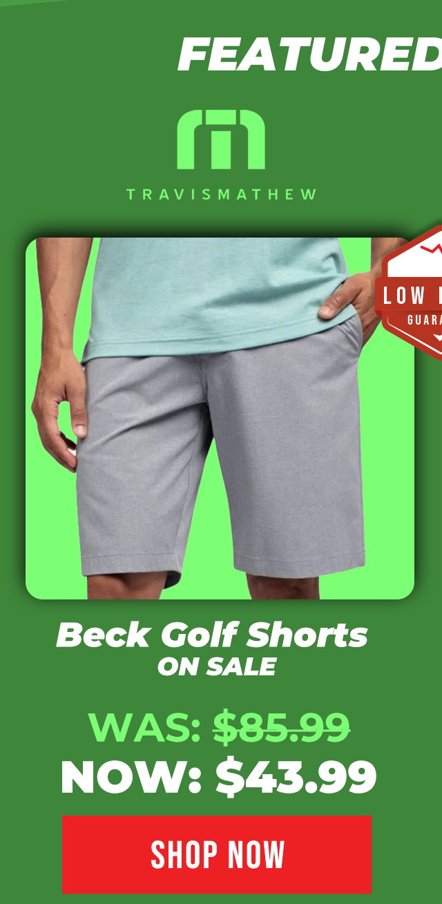 TravisMathew Beck Golf Shorts - ON SALE