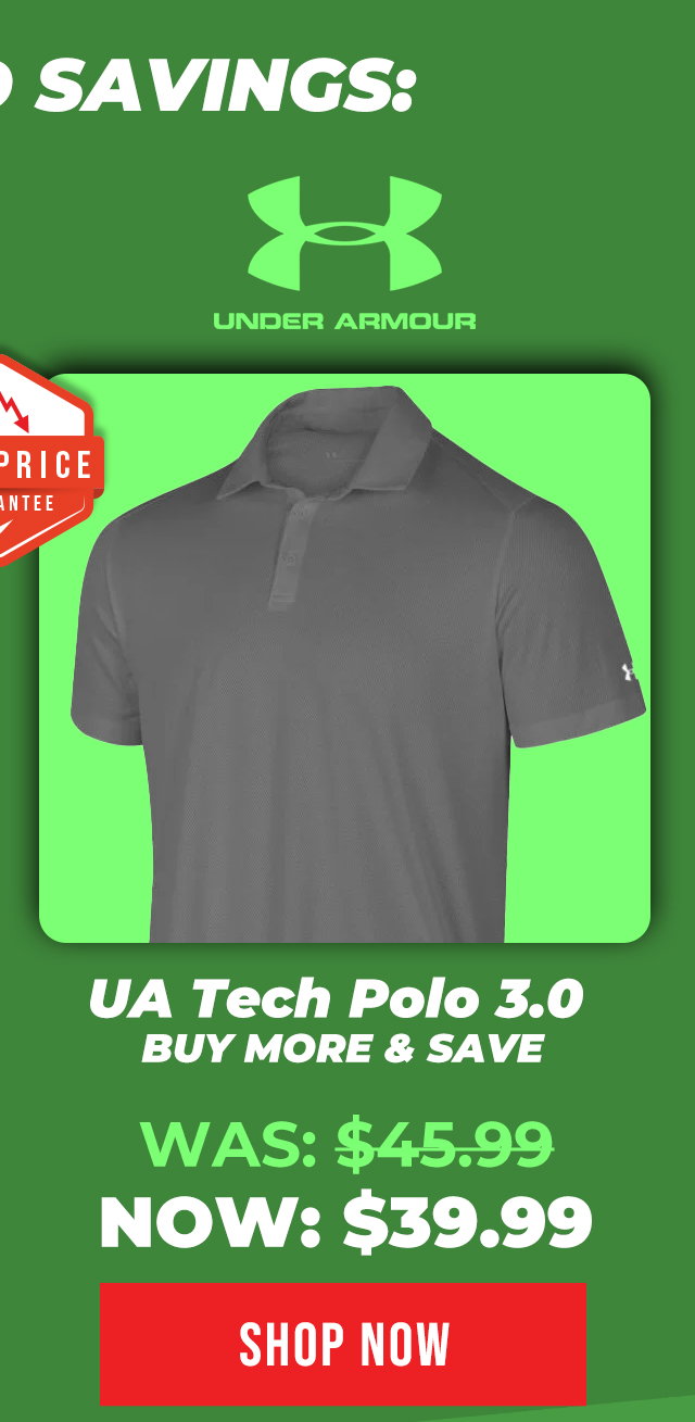 Under Armour UA Tech Golf Polo 3.0 - ON SALE