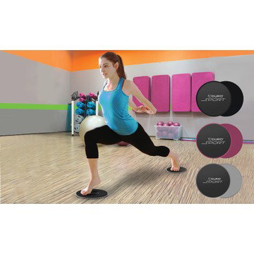 Aduro Sport Dual-Sided Exercise Gliding Discs