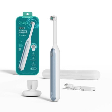 quip 360 Oscillating Rechargeable Electric Toothbrush Travel Case