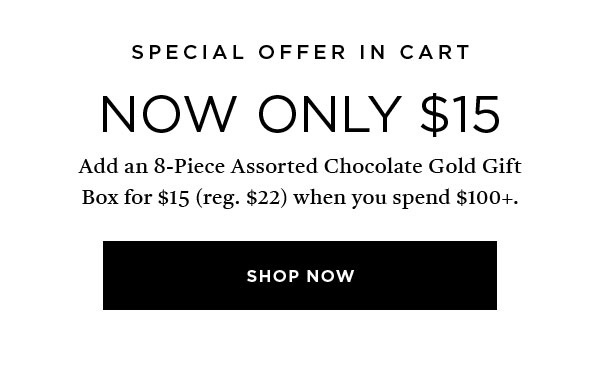 Assorted Chocolate Gold Gift Box, 8pc.