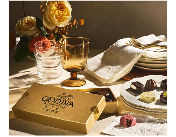 Assorted Chocolate Gold Gift Box, 8pc.