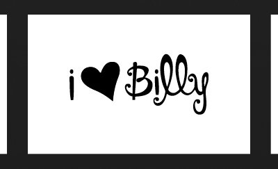 I LOVE BILLY