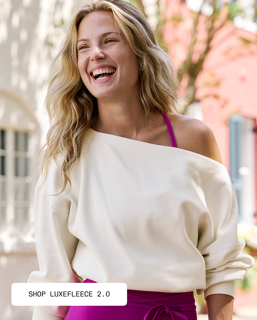 LuxeFleece 2.0™ Off The Shoulder Sweatshirt