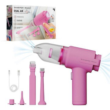 Sharper Image Cordless Handheld Vacuum and Blower Pink - Open Box
