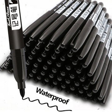 18-Pack Fine Tip Permanent Markers – Waterproof & Quick-Drying